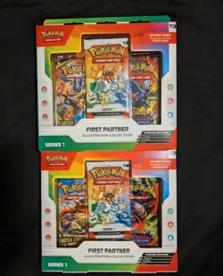 Pokemon TCG 2026 First Partner Illustration Collection Series 1 - Lot Of 2 Boxes - Image 1