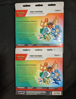 Pokemon TCG 2026 First Partner Illustration Collection Series 1 - Lot Of 2 Boxes - Image 2