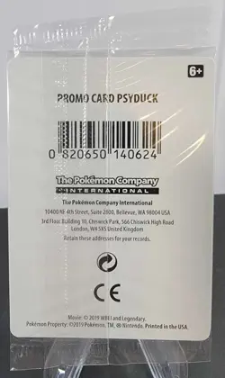 SEALED Psyduck SM199 Detective Pikachu Target Exclusive Promo Pokemon Card - Image 4