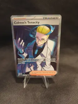 Pokemon TCG Shrouded Fable Colress's Tenacity Holo Ultra Rare Card 087/064 - Image 1