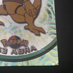 ABRA #63 - HOLO - Topps BLACK LOGO - Series 1 TV 1999 - POKEMON CARD - HP/DMG - Image 4