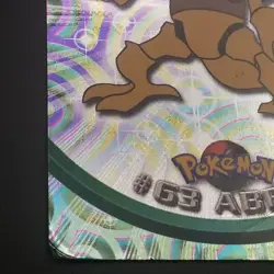 ABRA #63 - HOLO - Topps BLACK LOGO - Series 1 TV 1999 - POKEMON CARD - HP/DMG - Image 5