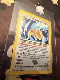 Pokemon TCG Light Dragonite Neo Destiny Holo Card 14/105 Unlimited Rare - Image 4