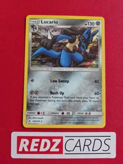 Lucario 126/214 [Holo] Rare Unbroken Bonds Pokemon Card NM - Image 1