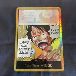One Piece TCG English OP15 GOLD Don!! Card - Adventure on Kami's Island NM - Image 1