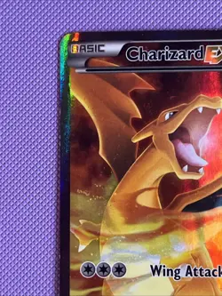 Pokemon Charizard EX XY121 Black Star Promo Holo TCG Card Standard Size - Image 3