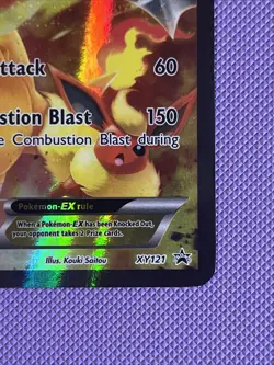 Pokemon Charizard EX XY121 Black Star Promo Holo TCG Card Standard Size - Image 5