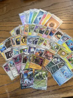 Pokemon TCG MIXED LANGUAGE Mystery Bulk 50 Card Lot Guaranteed 2 EX/V/HITS - Image 3