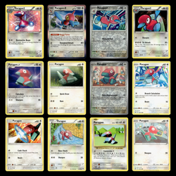 12x Porygon2 Lot Porygon-Z Porygon 73.0 Black White Plasma Blast Pokemon Cards - Image 1