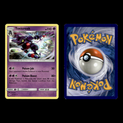 12x Toxicroak Lot Croagunk 64.0 Sun Moon Forbidden Light Pokemon Cards Set TCG - Image 4