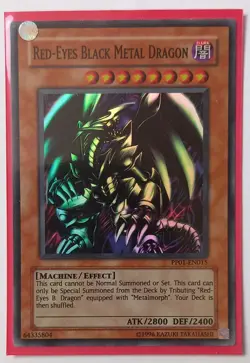 Yugioh Red-Eyes Black Metal Dragon PP01-EN015 - Foil Card - Played - Image 1