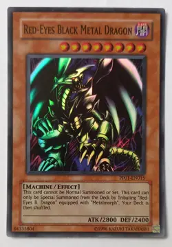Yugioh Red-Eyes Black Metal Dragon PP01-EN015 - Foil Card - Played - Image 2