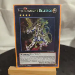 YUGIOH STELLARKNIGHT DELTEROS SECRET RARE MP15-EN098 1ST EDITION - Image 1