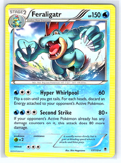 Feraligatr 17/119 Phantom Forces NM or LP Pokemon Card - Image 1