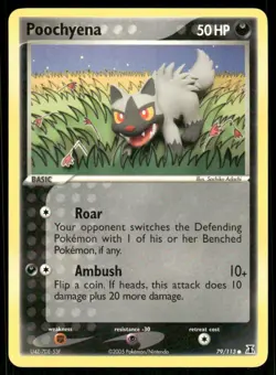 Pokemon Cards Poochyena 79/113 Delta Species Common NM - Image 1