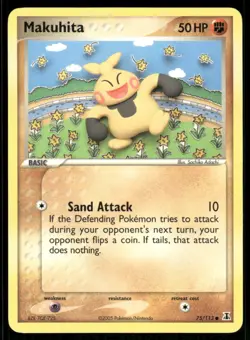 Pokemon Cards Makuhita 75/113 Delta Species Common NM - Image 1