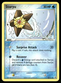 Pokemon Cards Staryu 85/113 Delta Species Common NM - Image 1