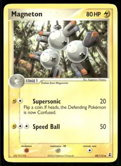 Pokemon Cards Magneton 48/113 Delta Species Uncommon NM - Image 1