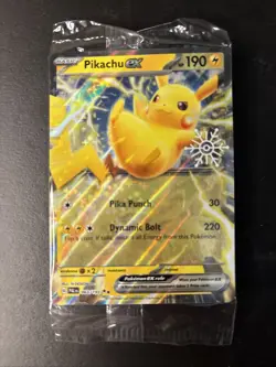 Pikachu ex 063/193 Sealed Promo Holo Pokemon Card Obsidian Flames NM - Image 1