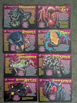Lot of 36 Weird and Wild Creatures Cards Toxic Terrors Incomplete Set - Image 3