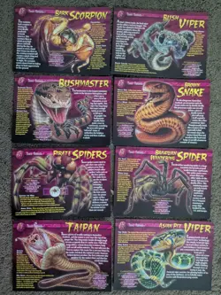 Lot of 36 Weird and Wild Creatures Cards Toxic Terrors Incomplete Set - Image 5
