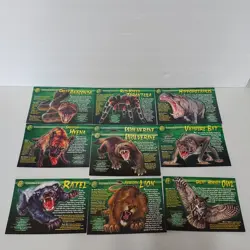 Lot of 24 Incomplete Weird and Wild Creatures Cards Nightmares of Nature Group 2 - Image 4