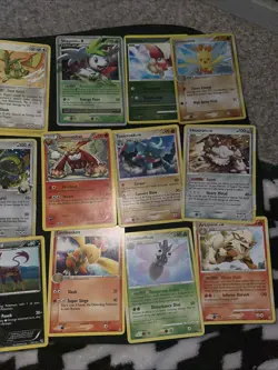 Very Rare Card Pokemon Set Rare Vintage Shiny Ex And X Kyurem Moltres Shaymin - Image 2