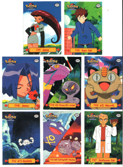 Pokemon Topps TV Lot Of 8 Vintage Pokemon Cards 1999 - Image 1