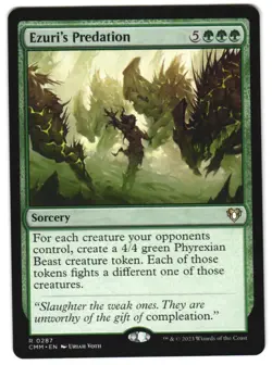 Ezuri's Predation 287 R Commander Masters Near Mint MTG - Image 1
