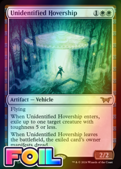 x1 Unidentified Hovership DSK Duskmourn MTG 37 FOIL RARE M/NM 1x - Image 1