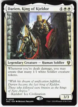 Darien, King of Kjeldor R Commander: Murders at Karlov Manor 59 NM - Image 1