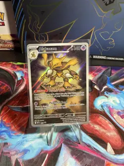 Pokemon TCG Pokemon Alakazam MEP 009 BLACK STAR PROMO - Image 1