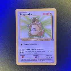 🔥 Kangaskhan 21/64 🔥 Original Non Holo Rare Jungle Set Pokemon Card WOTC 1999 - Image 2