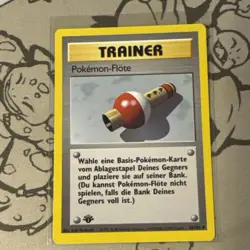 Pokemon-Flute Base Set 1st Edition Uncommon (German) 86/102 - Image 1