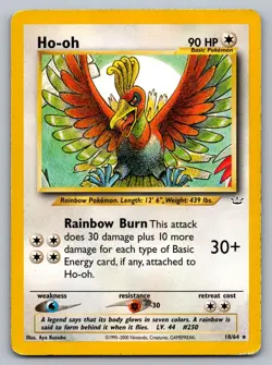 Pokemon TCG Neo Revelation Ho-oh (18) 18/64 - Image 1
