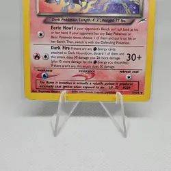 Pokemon Neo Destiny Dark Houndoom Rare Holo 7/105 Unlimited MP - HP - Image 3