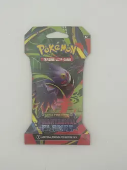 Pokemon TCG Mega Evolution Phantasmal Flames Booster Pack Sealed Gengar Art - Image 1