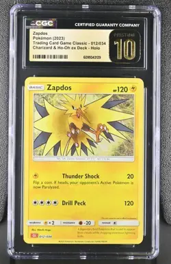 Zapdos *CGC PRISTINE 10* Holo *Classic Collection* #12 * Pokemon - Image 1