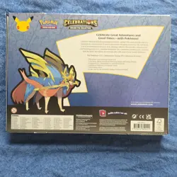 Pokemon TCG Celebrations Deluxe Pin Collection Box Pikachu Zacian - Image 4