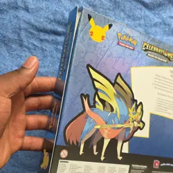 Pokemon TCG Celebrations Deluxe Pin Collection Box Pikachu Zacian - Image 5