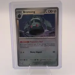 Pokemon Bronzong 067/131 Prismatic Evolutions Holo Uncommon Master Ball - Image 1