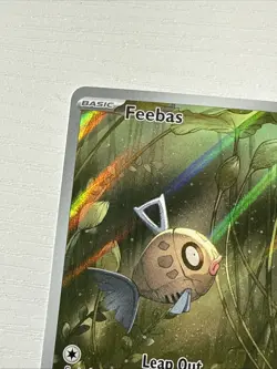 Pokemon Feebas 198/191 Sv08: Surging Sparks Illustration Rare Holo - Image 5