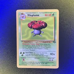 🔥 Vileplume 31/64 🔥 Original Non Holo Rare Jungle Set Pokemon Card WOTC 1999 - Image 2