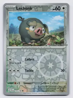 Lechonk (Pokemon Center Exclusive) Holo Common 155/198 NM - Image 1
