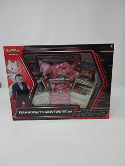 Pokemon TCG Team Rocket's Mewtwo ex Box New Sealed - Image 1