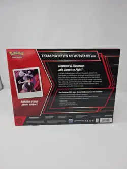 Pokemon TCG Team Rocket's Mewtwo ex Box New Sealed - Image 2