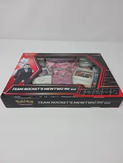 Pokemon TCG Team Rocket's Mewtwo ex Box New Sealed - Image 3