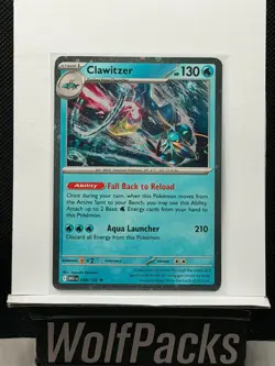 Pokemon TCG Mega Evolutions - Clawitzer 038/132 Rare Cosmos Holo - Image 1