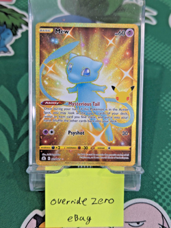 Mew (Secret) 025/025 Celebrations Holo Pokemon Secret Rare NM/Near Mint - Image 1