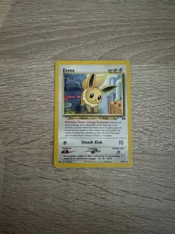 Pokemon Cards Eevee Neo Discovery Uncommon With Bonus Gift - Image 1
